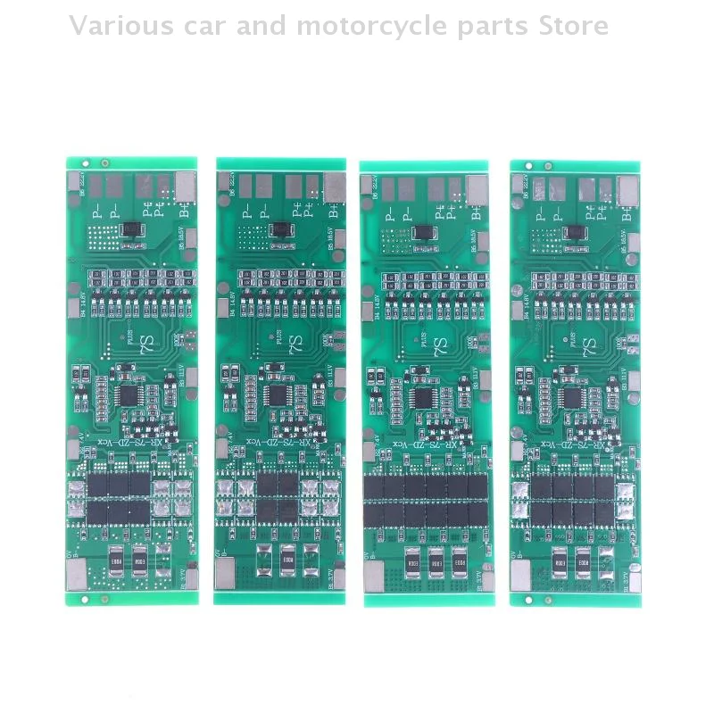 

7S 24V Continuous Current Lithium Battery Protection Board with Balance Function for Li-ion 18650, in 10A 15A 20A 30A variants