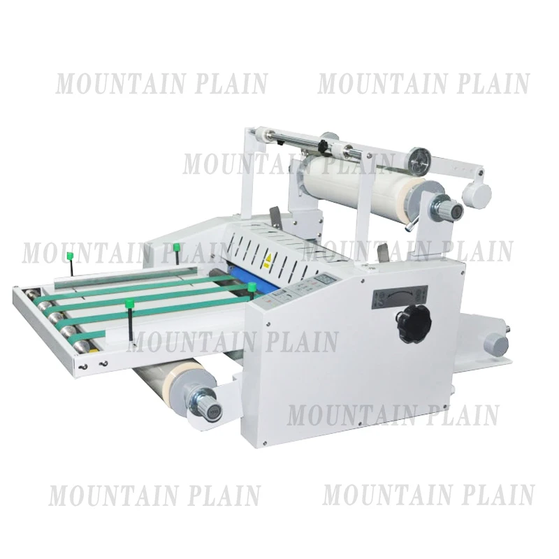 Hot Laminating Cold Laminating machine belt peritoneal laminator Anti-curling Automatic take-up Steel Roll Laminating Machine