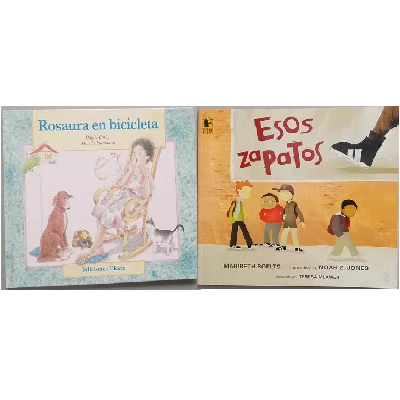 

2 Book Parent Child Kids Toddler Baby Spanish Book Early Education Enlightenment Cute Picture Story Reading Libros Book Age 3 up