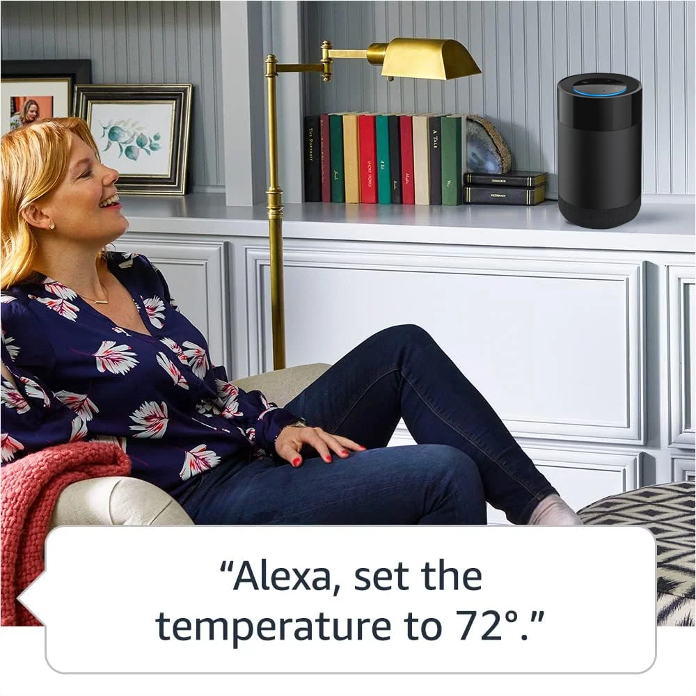 Jianshu Alexa Smart Speaker, Alexa Smart WiFi-Lautsprecher mit integriertem Smart Hub Smart Home-Sprachsteuerung für IR Tuya Smart Life-Geräte