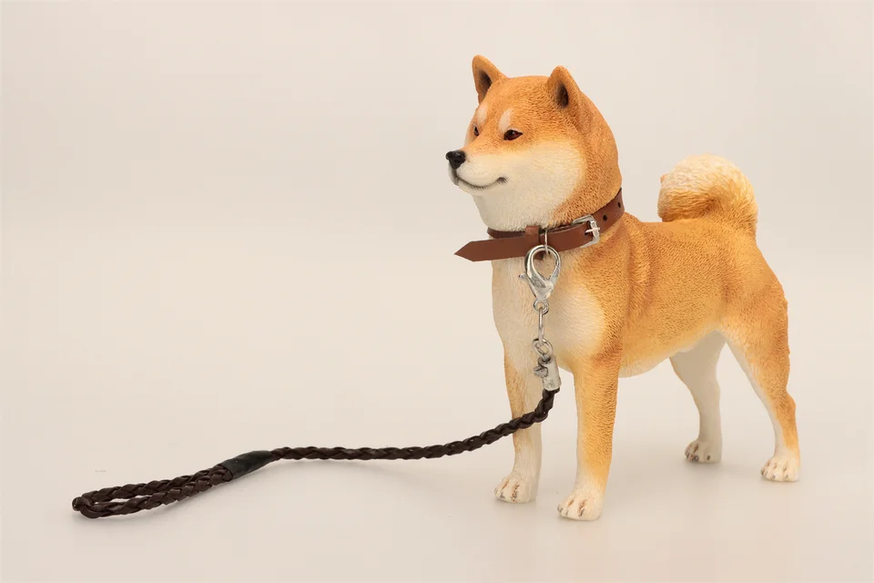 JXK Studio 1:6 Cute Shiba Inu Dog Pet Animal Model Figure