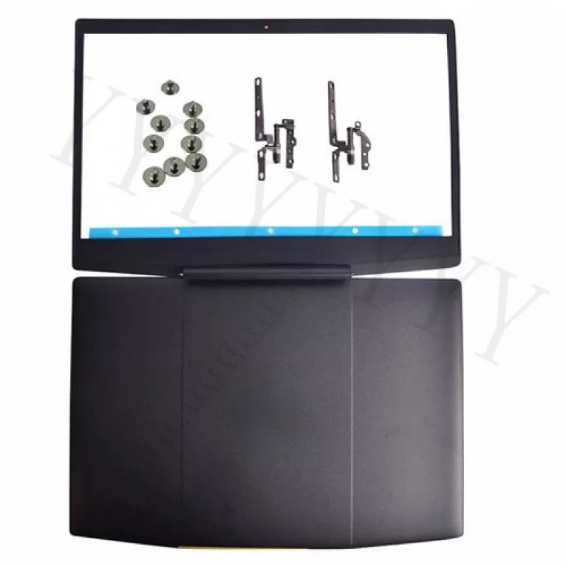 Y Y  Y  New LCD Back Cover + Hinges + 10 Screws For Dell G3 15 3590 0747KP Blue Logo US