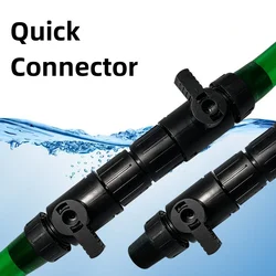 12mm/16mm Aquarium Double Tap Quick Release Connector Fish Tank Hose Pipe Valve Aquarium Filter Connector Accessories acuarios