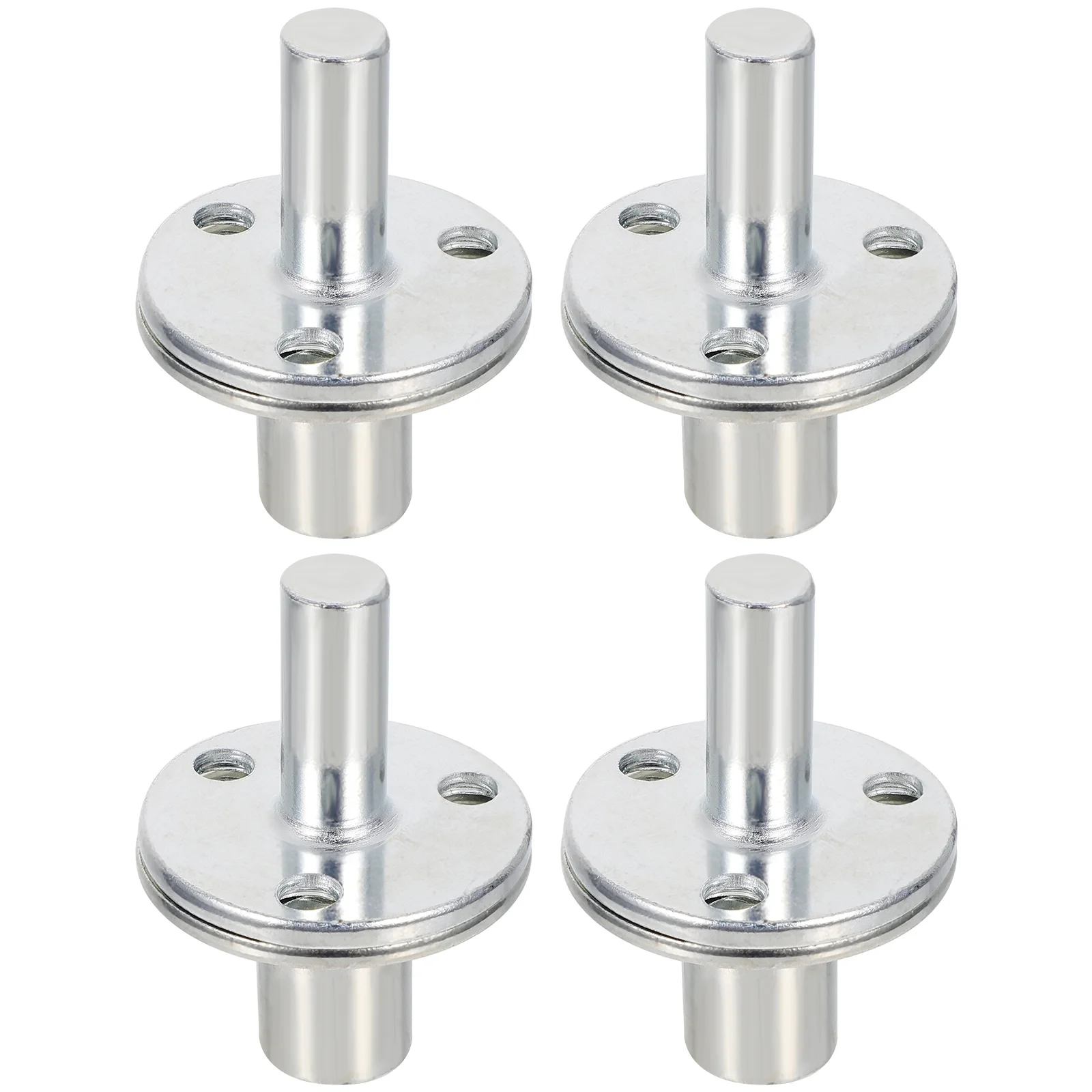 

4Pcs Iron Bed Column Connecting Screw Nuts Durable Round Base Nuts for Furniture Feet Installation Fixing Home Screw Nut