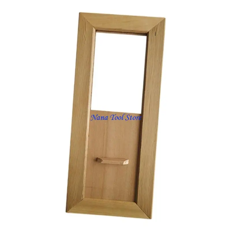 31GJ Sauna Air Vent Wooden Adjustable Sauna Room Equipment Ventilation Panel Blinds