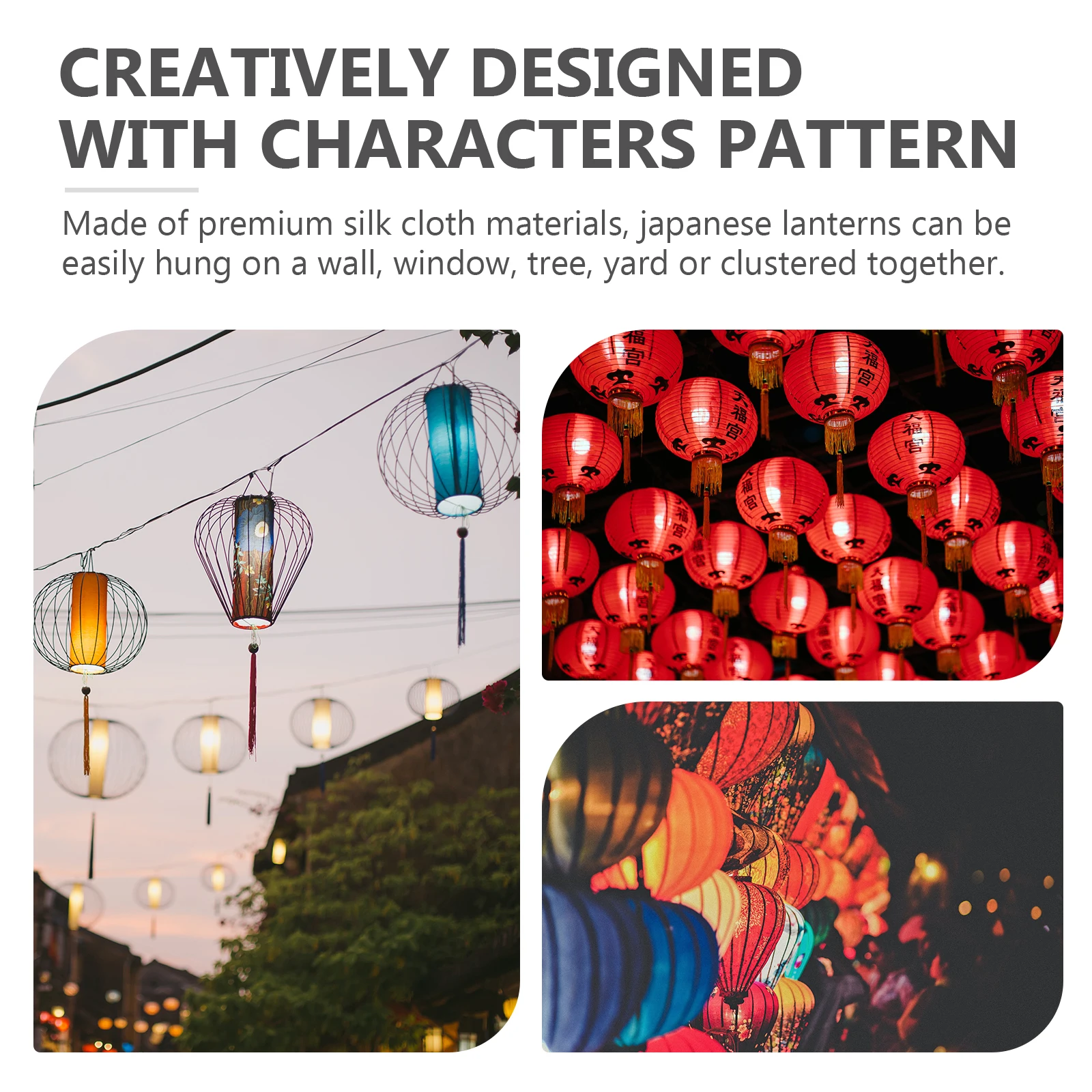 

2 Pcs Silk Lanterns Red Hanging Decorations Store Doorway Lantern Pendant for Restaurant Winter Festival Outdoor Store Doorway