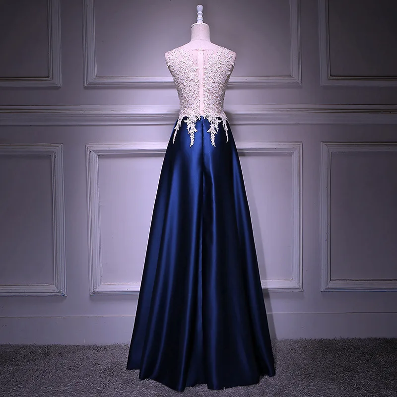 N1148 Abito in raso Moda Ragazze Vestiti Dolce Memoria Abito lungo fino al pavimento Abiti da sera formali Abito da compleanno per abito da donna