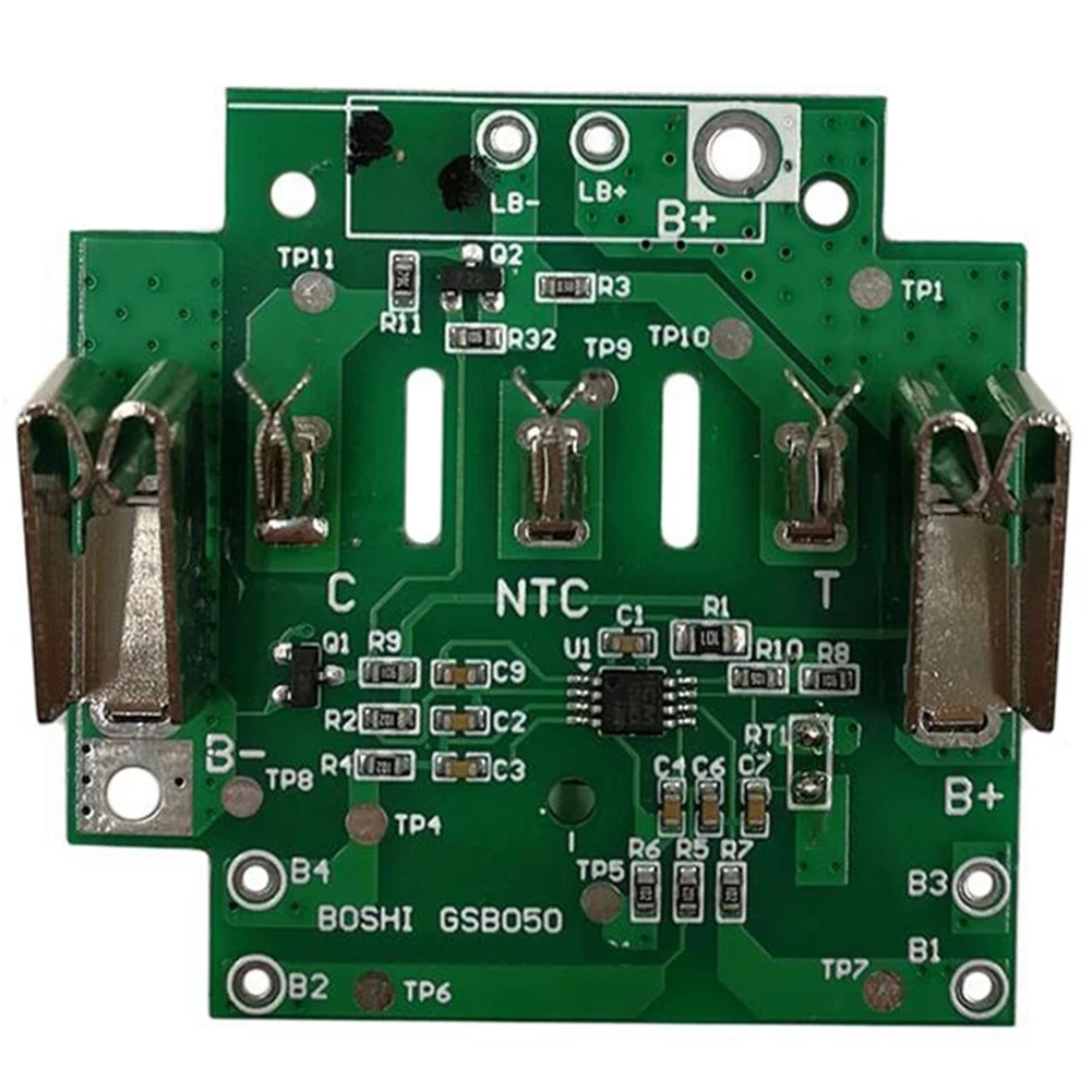 10pcs Green Plastic Case PCB Circuit Board For BAT618 18V Li-ion Pack Repair Assembly Power Tool Accessories
