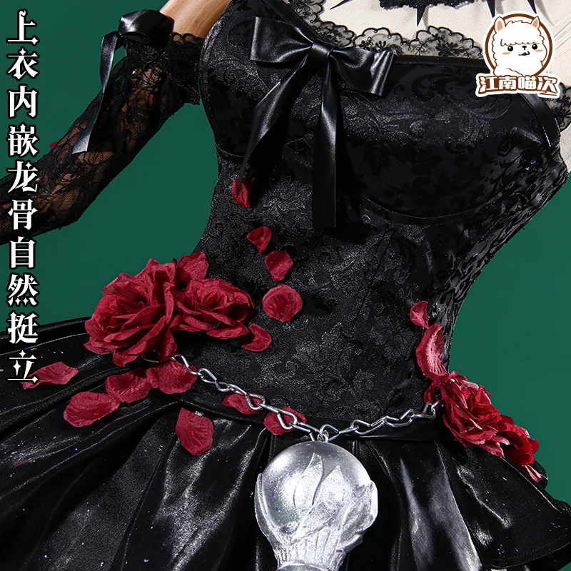Anime Identity V Ada Mesmer Game Suit Elegant Dress Uniform Cosplay Costume  Halloween Carnival Party Outfit Women Rose Shoes - AliExpress 200000532