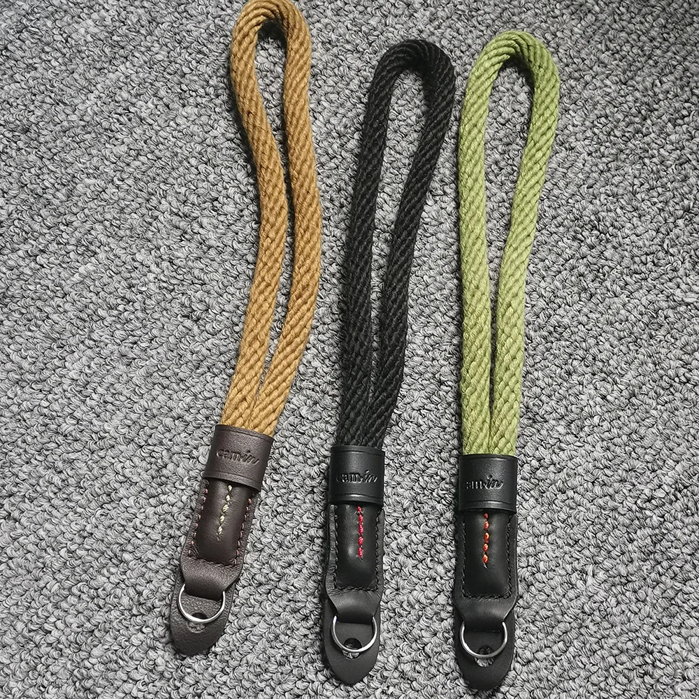 Cotton Camera Wrist Strap Quick Release Hand Belt for Fuji X100 Gr3 Nikon DSLR Mirrorless Camera Rope SLR