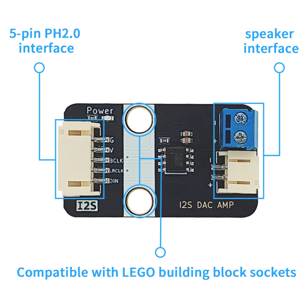 I2s وحدة مضخم الصوت مكبر للصوت وحدة مكبر الصوت مكبر الصوت الصغير الذكاء الاصطناعي Xiaozhi Ai الحوار الصوتي #3