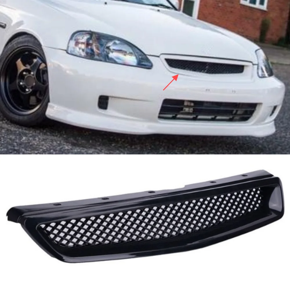 For the upper grille of the front bumper of the 1999-2000 Honda Civic