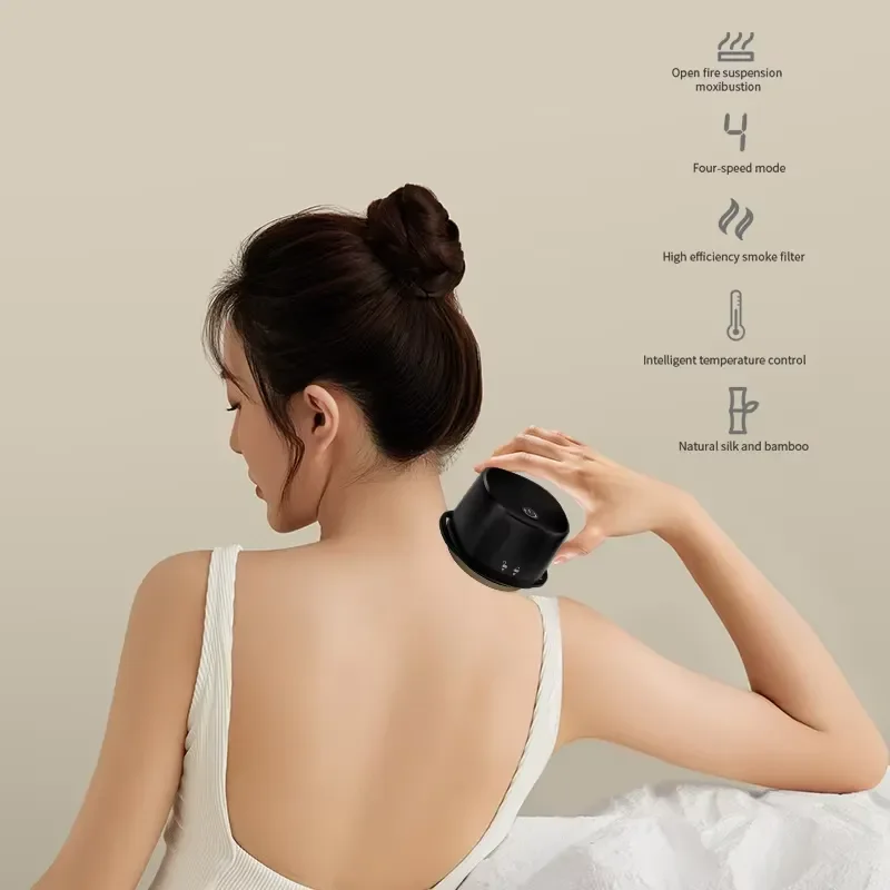 Portable Moxibustion Massager Box Wellness Therapy Device for Adults Smart Smokeless Heat Relief Body Care Tool Home Use