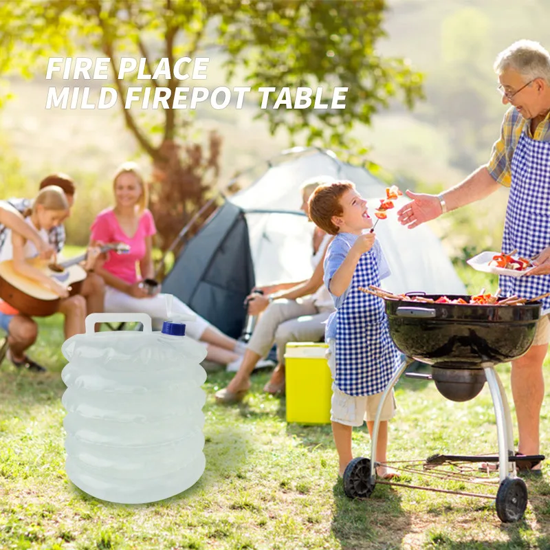 5L-15L Outdoor składana torba na wodę Camping składane pojemniki na wodę wielofunkcyjna teleskopowa butelka na wodę do przechowywania