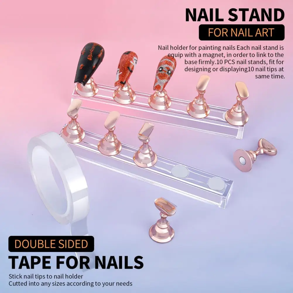 Nail Brush Kit 23pcs Manicure Pen Set with Nail Stand Tweezers Double-sided Nail Tools 15pcs Art Brushes Dotting Tools Holder
