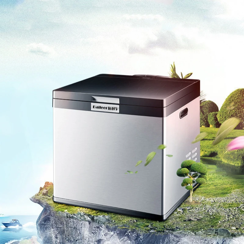 ثلاجة سيارة 18L تيار مستمر ضاغط التبريد 12 فولت/24 فولت تجميد وتبريد سيارة المنزل المزدوج الاستخدام ثلاجة صغيرة 40 واط