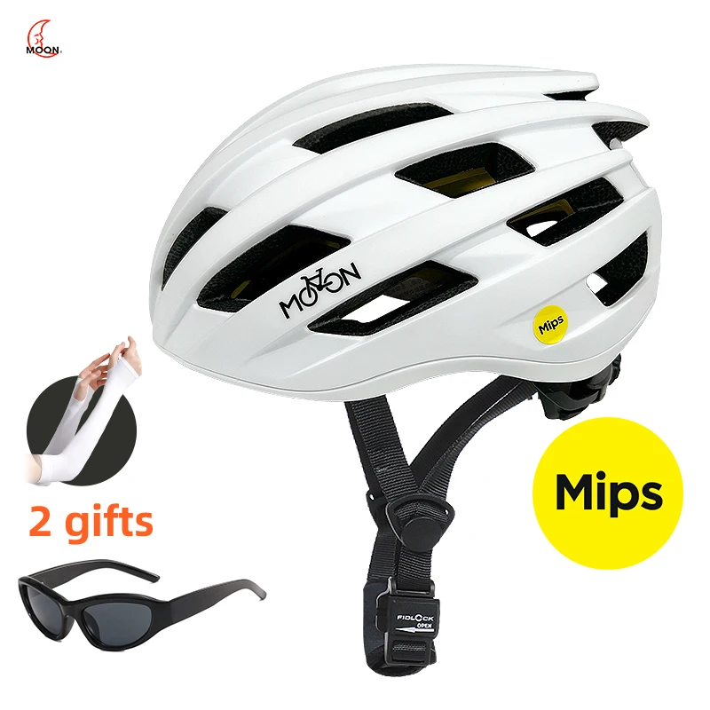 MOON Upgrade MIPS Bike Helmet PC+EPS Safety Racing Helmets MTB Road Cycling Bicycle Helmet 54-61cm Sports Hat Cycling Equipment