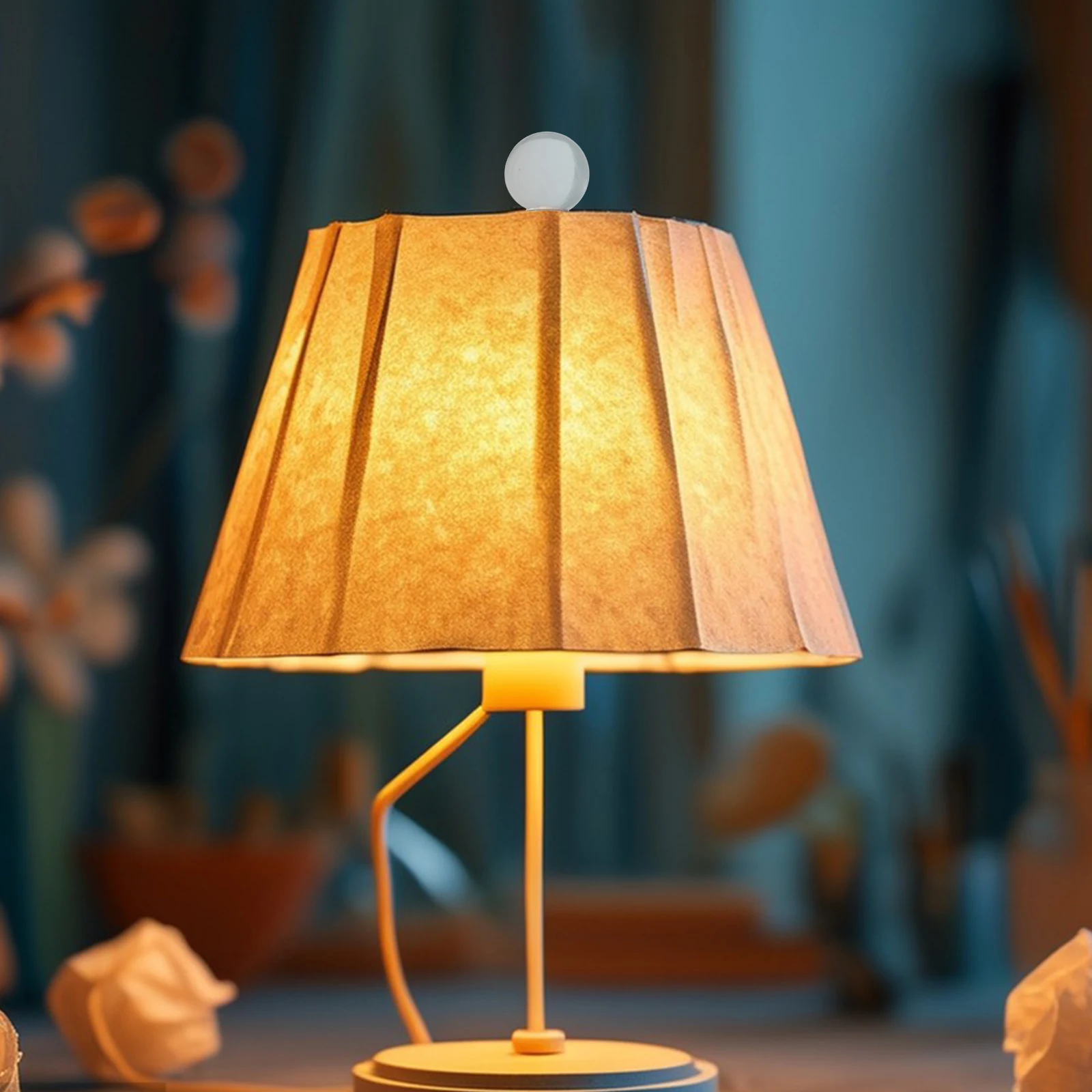 

Clear Lamp Finial Cap Decorative Light Accessories Handblown Lampshade Replacement Easy Install Screw Thread Secure