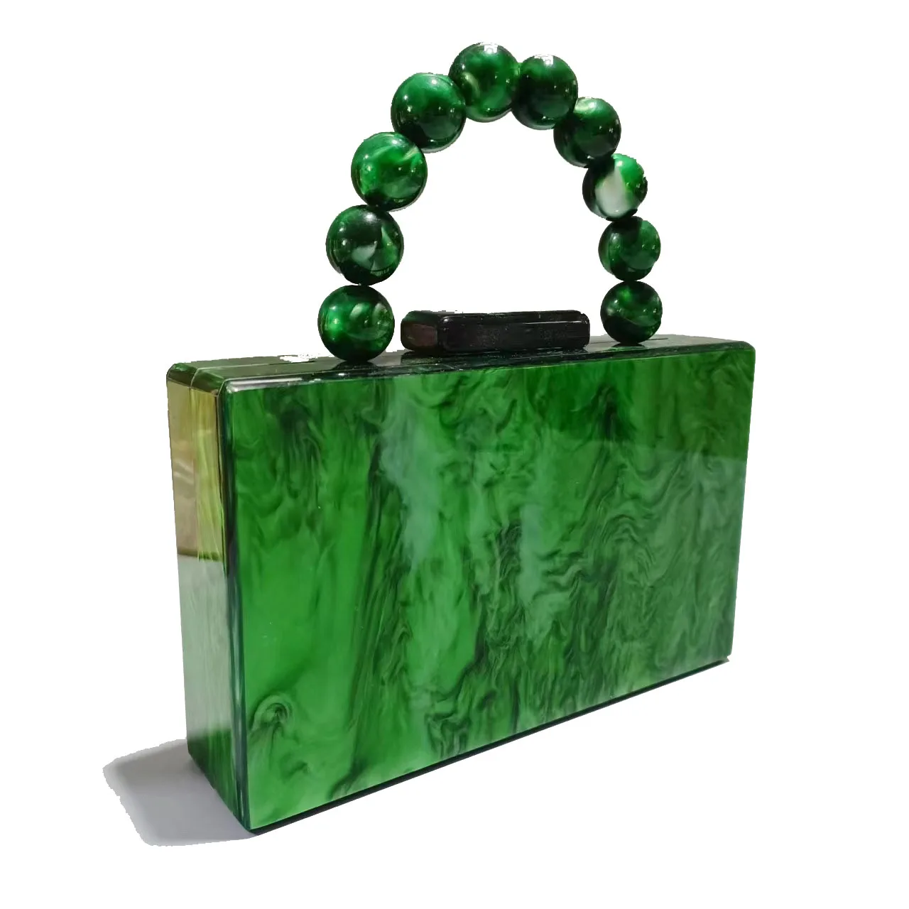 

Designer Acrylic Box Evening Clutch Bags For Wedding Party Luxury Green Pink Blue Purses And Handbags High Quality Women Bag