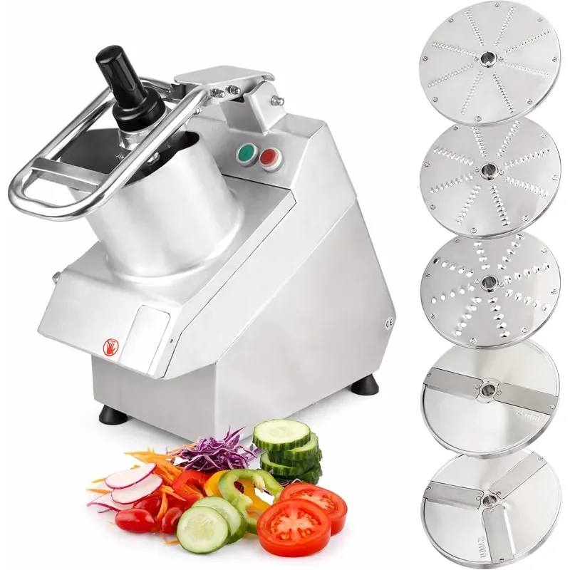 Commercial Vegetable Chopper 750W 5 Discs for Food Processing NSF