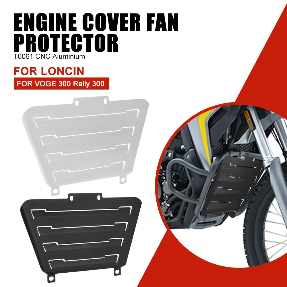 

For Loncin VOGE 300 Rally 300 RALLY300 2023-2024-2025 Motorcycle Accessories Engine Guard Cover Protector Crap Flap Protector