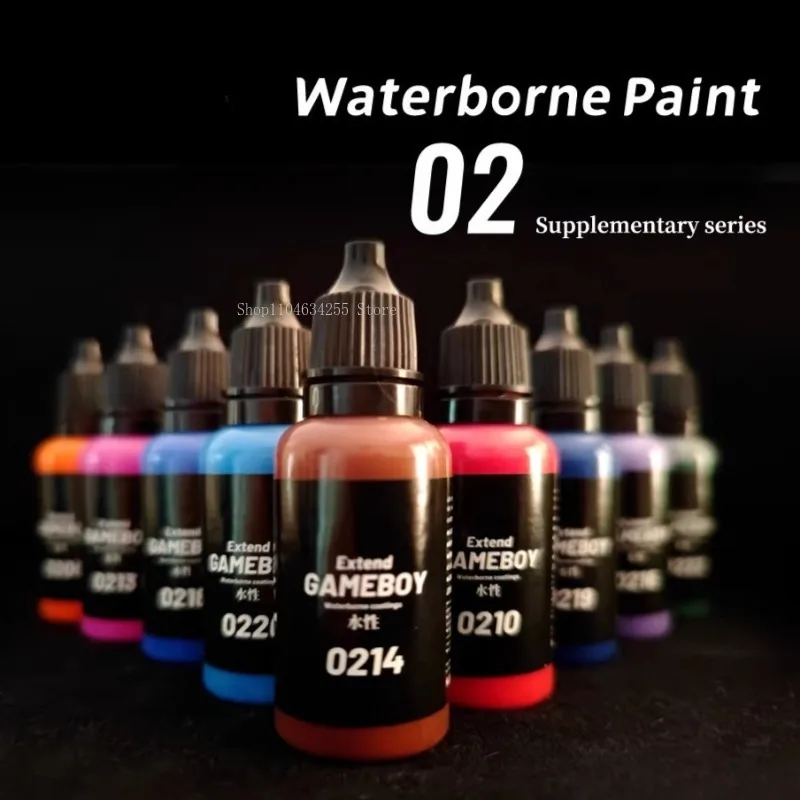 Animation/extended Color Full Range Water-based Hand-painted Model Paint Non-dilution Acrylicpigment DIY Model Coloring Paint