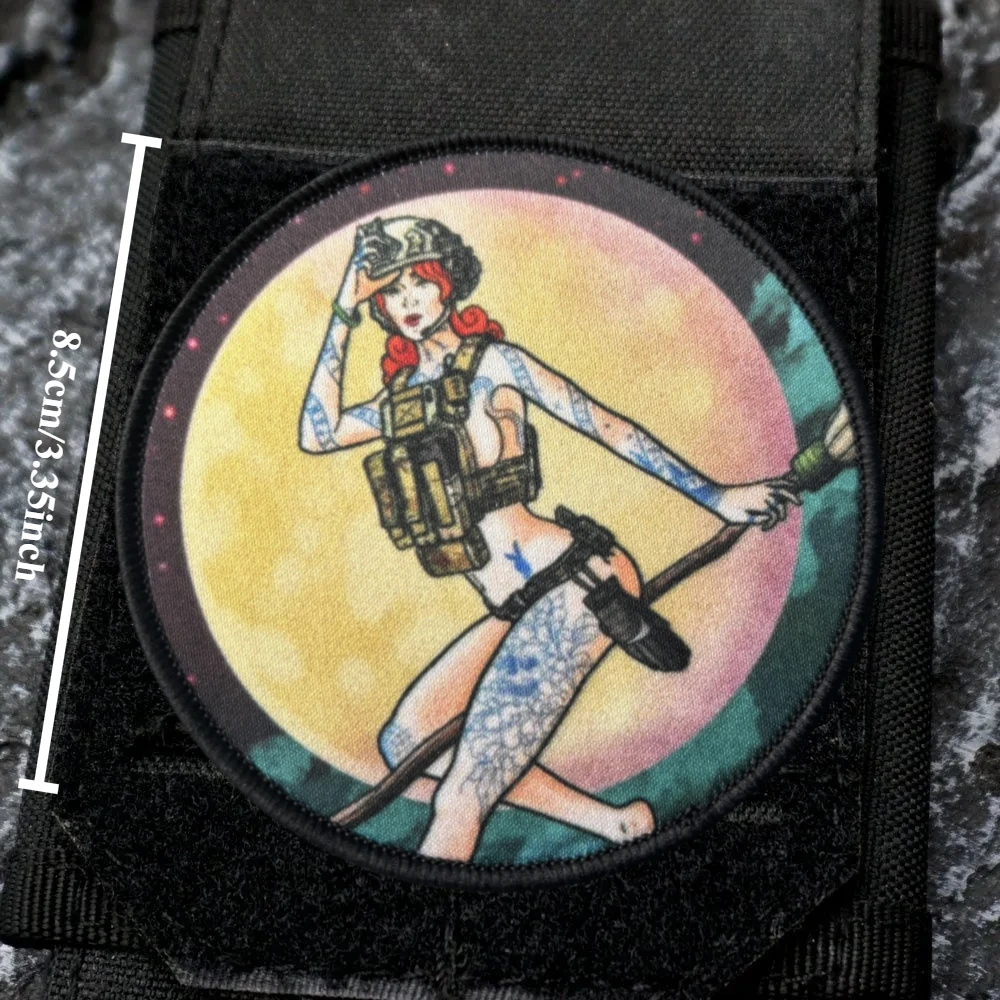 Baba Yaga Parche táctico con gancho y bucle – Insignia para mochila - imagen 5