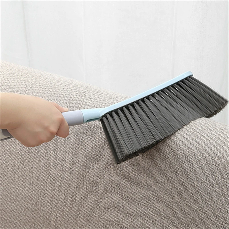 Bed Sweeping Brush Household Bedroom Cleaning Artifact Long Handle Sofa Carpet Dusting Soft Bristle Brush Cute Bed Broom