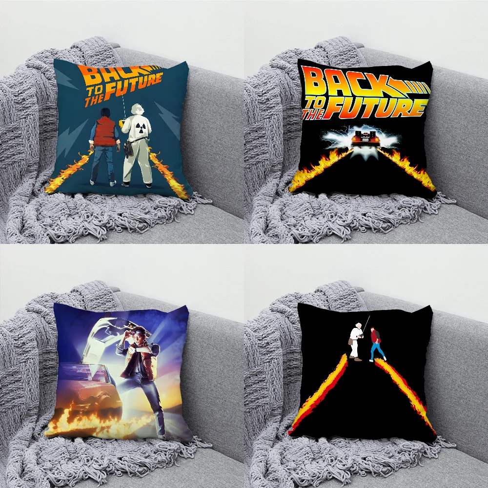 

Movie B-Back To The F-Future Pillow Case Soft Cushion Cases for Farmhouse Sofa Decor Home Decorations and Protector Pillow Case