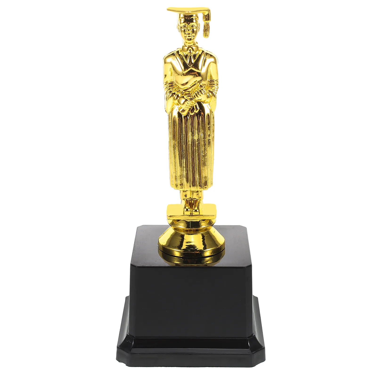 

Funny Phd Graduation Trophy Plastic Academic Achievement Award Small Desk Decor for Doctor Graduates Graduation Party Supplies
