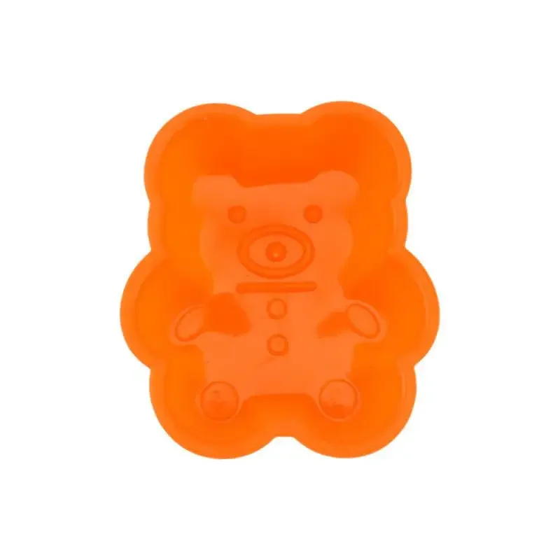 Lovely Bear Form Cake Mold Silicone Mold Cooking Bakeware Maker Pudding Jelly Mold Kitchen Muffin Cupcake Baking Accessories