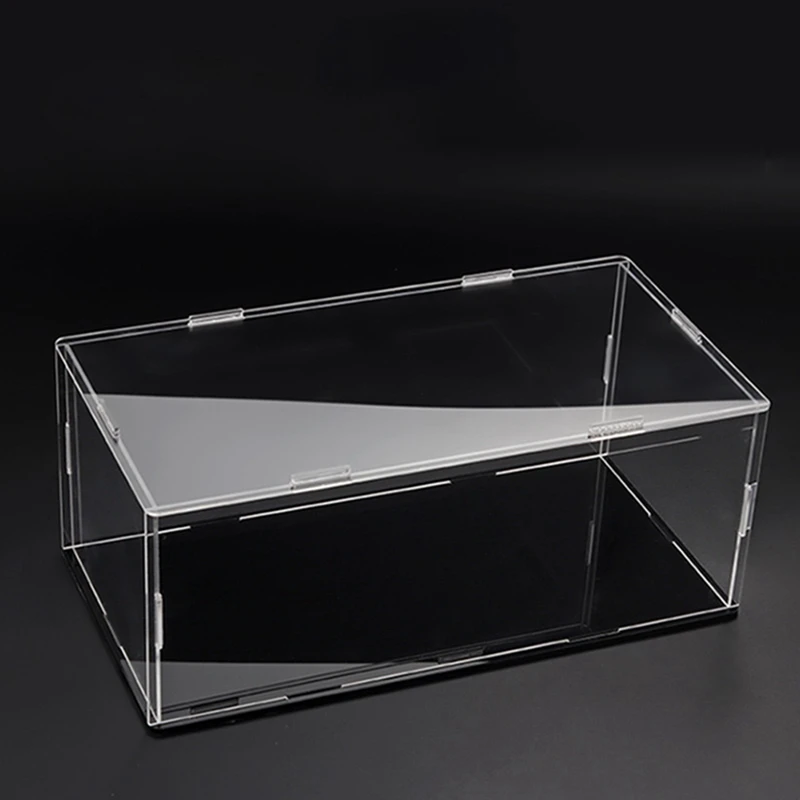 1 Transparent Display Cabinet Suitable For Die-Cast Model Toy Car Dustproof Model Doll Storage Box