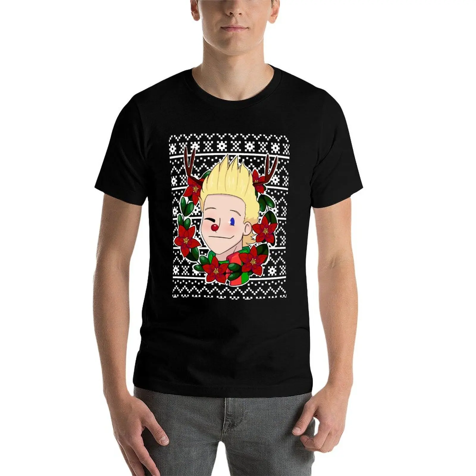 

Mirio Togata Christmas Sweater T-Shirt funny t shirts dark humor t shirt custom print cotton t shirt pack T-Shirt