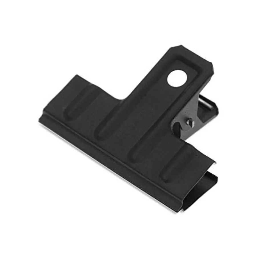 

Black Metal Bulldog Clips 3 Inch Pack Large Binder Paper Clamps for Office Files, Kitchen Food Bag Sealing, Art Canvas, Drawing