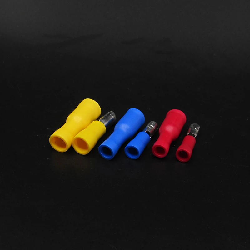 10 Pairs Male Female Bullet Connectors with Insulated Crimp Terminals 22-16 AWG Quick Disconnect Plugs for Audio Wiring