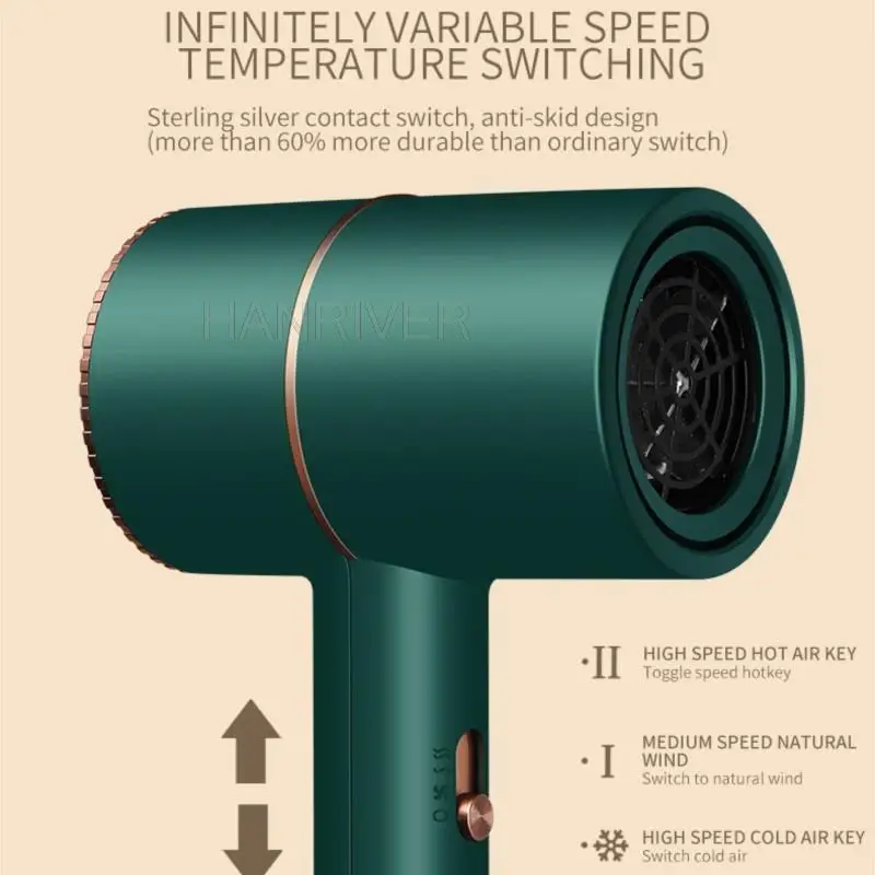 مجفف الشعر الكهربائي الباردة الساخنة الرياح المطرقة منفاخ التبريد التدفئة الهواء الشعر واقية مجفف سريعة الجافة الضوء الأزرق مجفف شعر الاتحاد الأوروبي/الولايات المتحدة