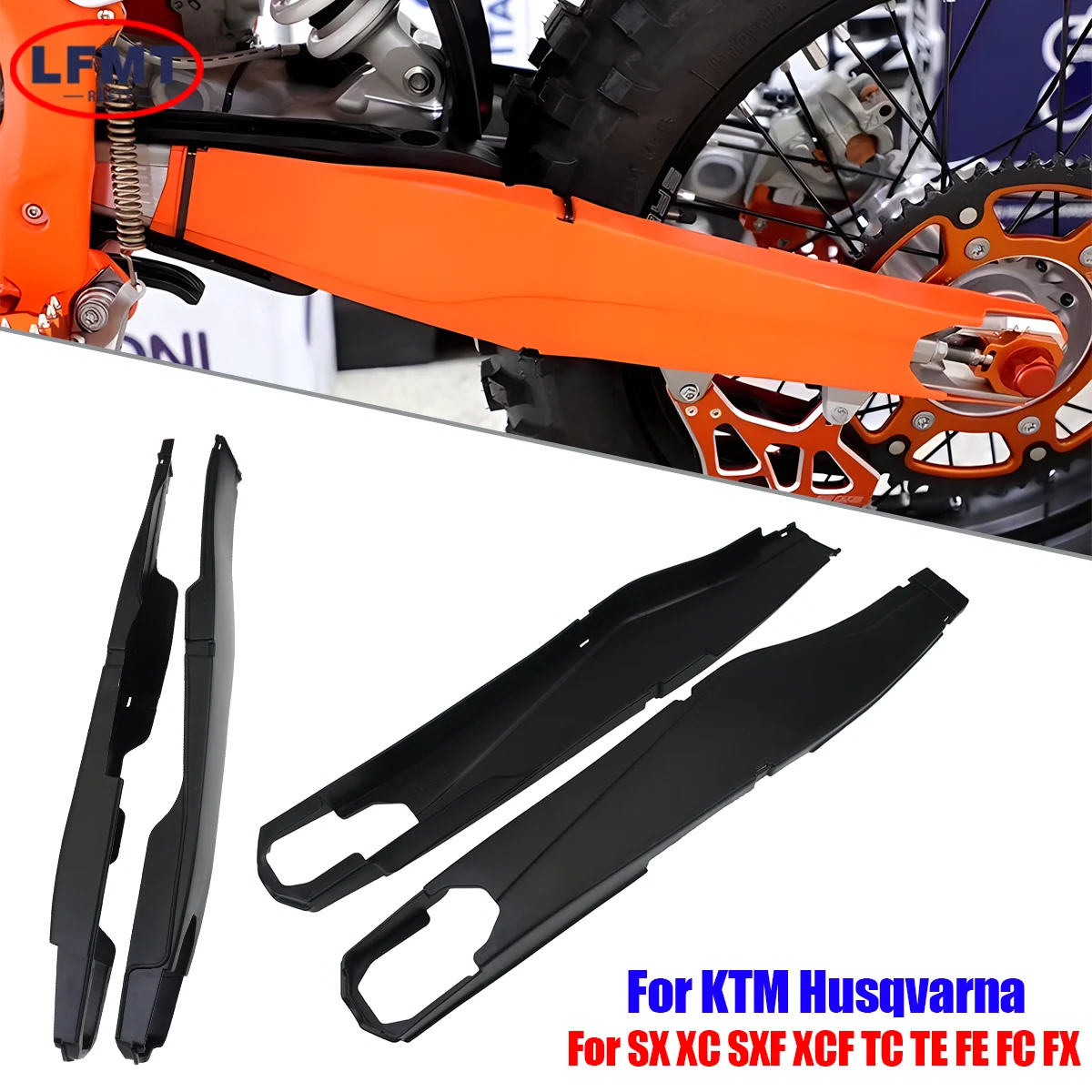Für KTM EXC EXCF XCW XCFW TPI Sechs Tage Motorrad Neue 2022 Schwinge Schwinge Schutz 150 200 250 300 350 450 500 2012-2022