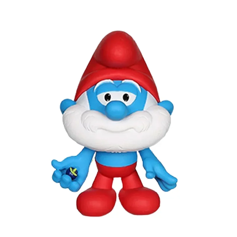 The Smurfs Papa Smurf Blue Sister Clumsy Different Style Models Action Figure Doll Model Toy Anime Ornaments Box Kids Toys