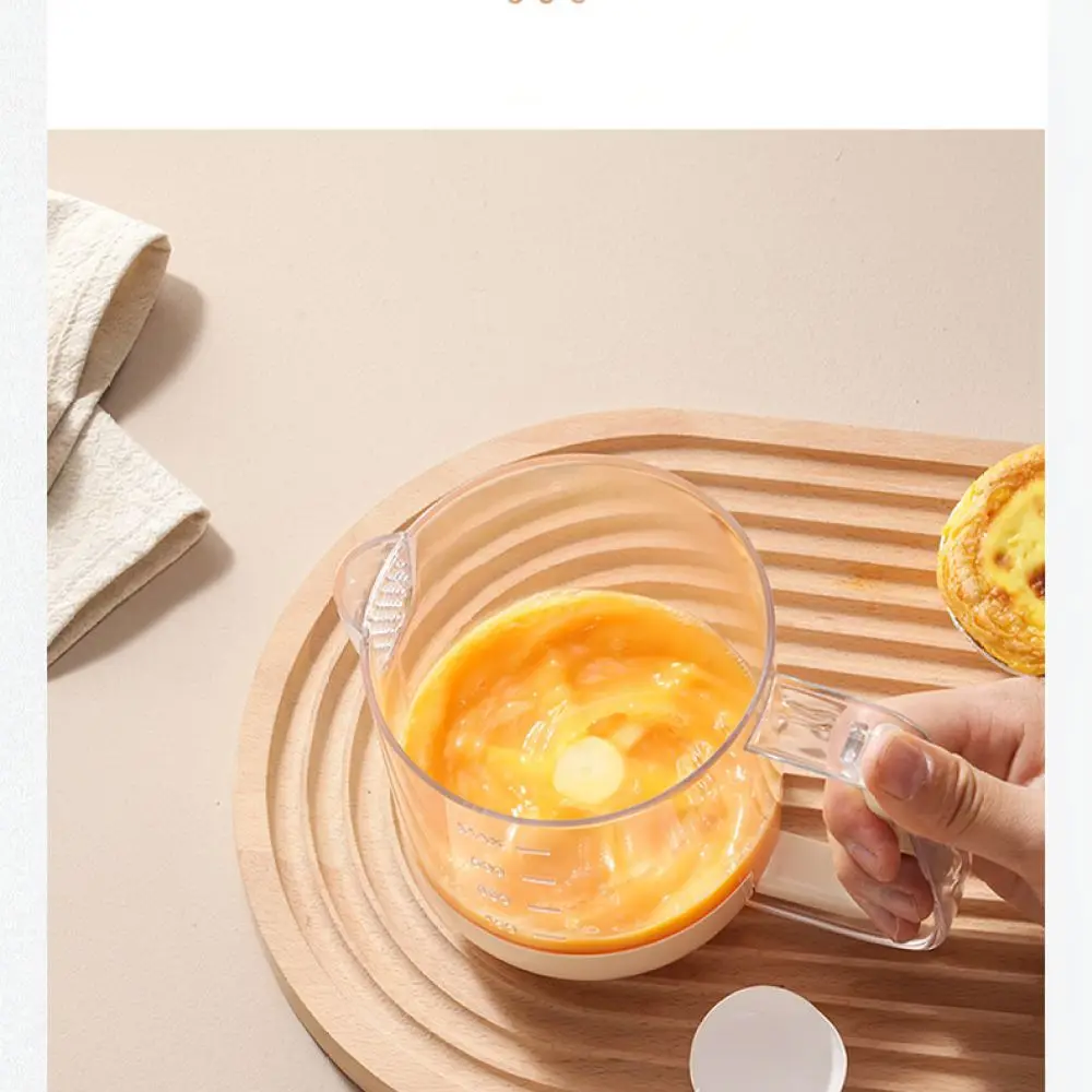 Manual Egg Mixer Multifunctional Mixing Cup Kitchen Baking Tool Household Cream Whisk Baby Food Maker Convenient Gadget