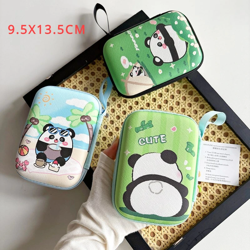 Cartoon Mini Storage bags cute For airpods Headphone Storage Case for iPhone USB Cable Earphone Earbud Accessories Storage Bag