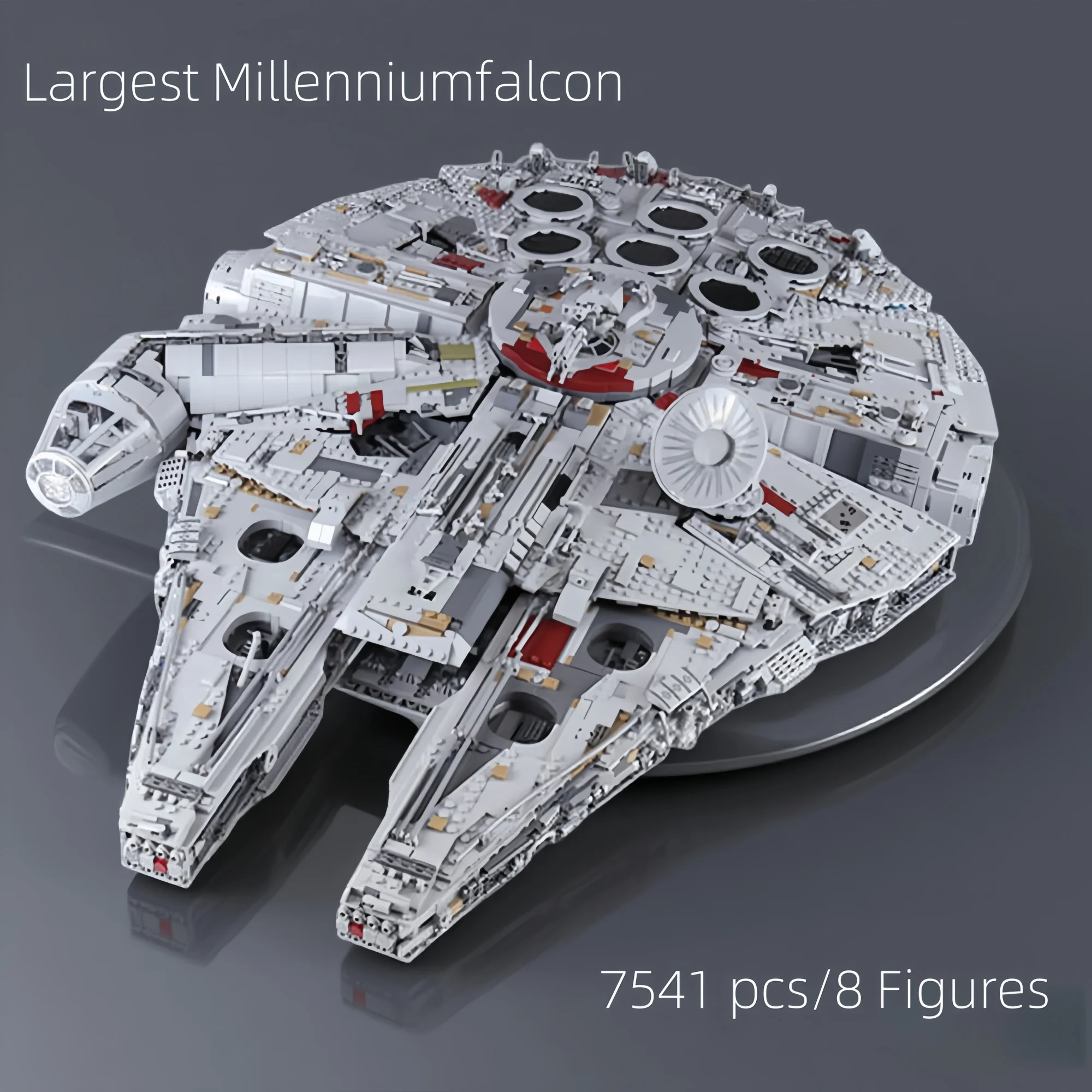 

In Stock 7541pcs Largest Millenniumfalcon Starship Model Bricks 75192 Building Blocks Space War Sets Adults Toys Birthday Gifts