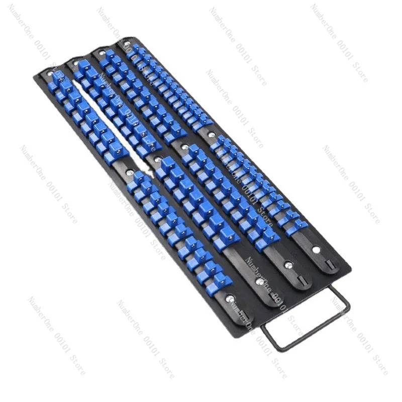 80-Piece Sleeve Rack, New Handle Sleeve Storage Rack 1/4 3/8 1/2 Sleeve Rack
