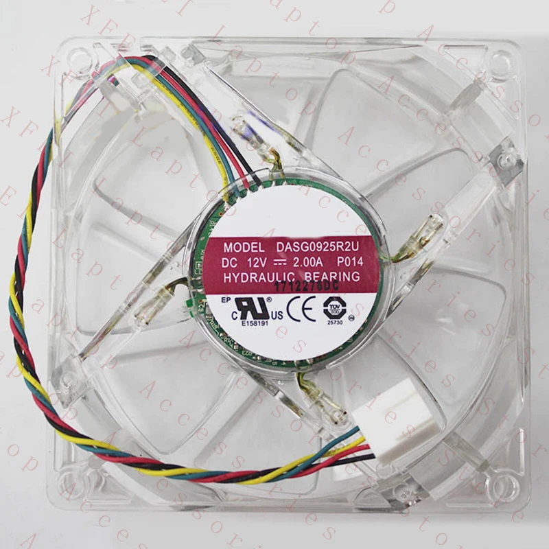 

D 1PC DASG0925R2U FOR AVC Cooling Fan 12V 2.00A 4-wire 92*92*25mm New