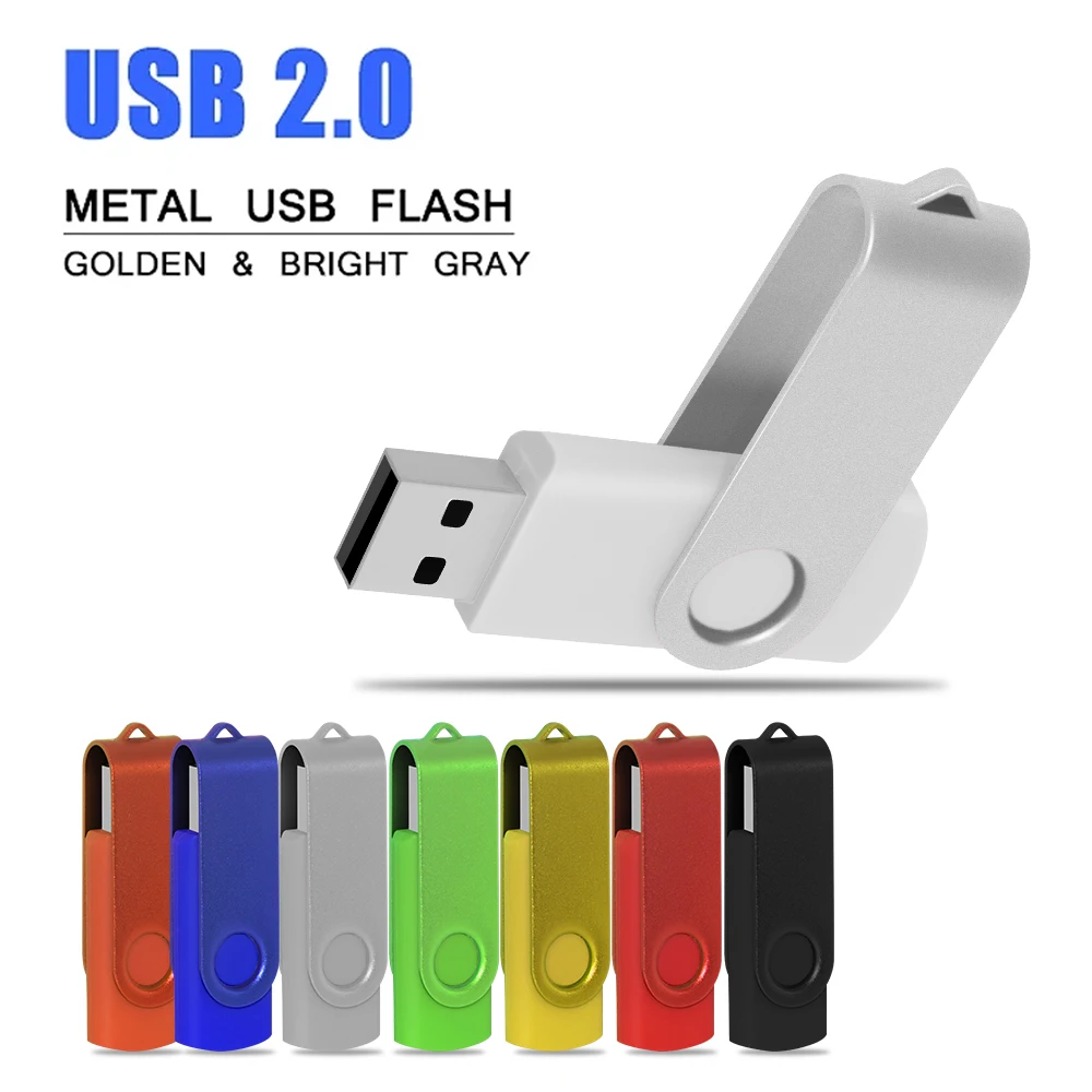 ذاكرة فلاش USB 128GB 64GB 32GB 16GB 8GB 4GB USB 2.0 بطاقة ذاكرة فلاش U Stick متعدد الألوان