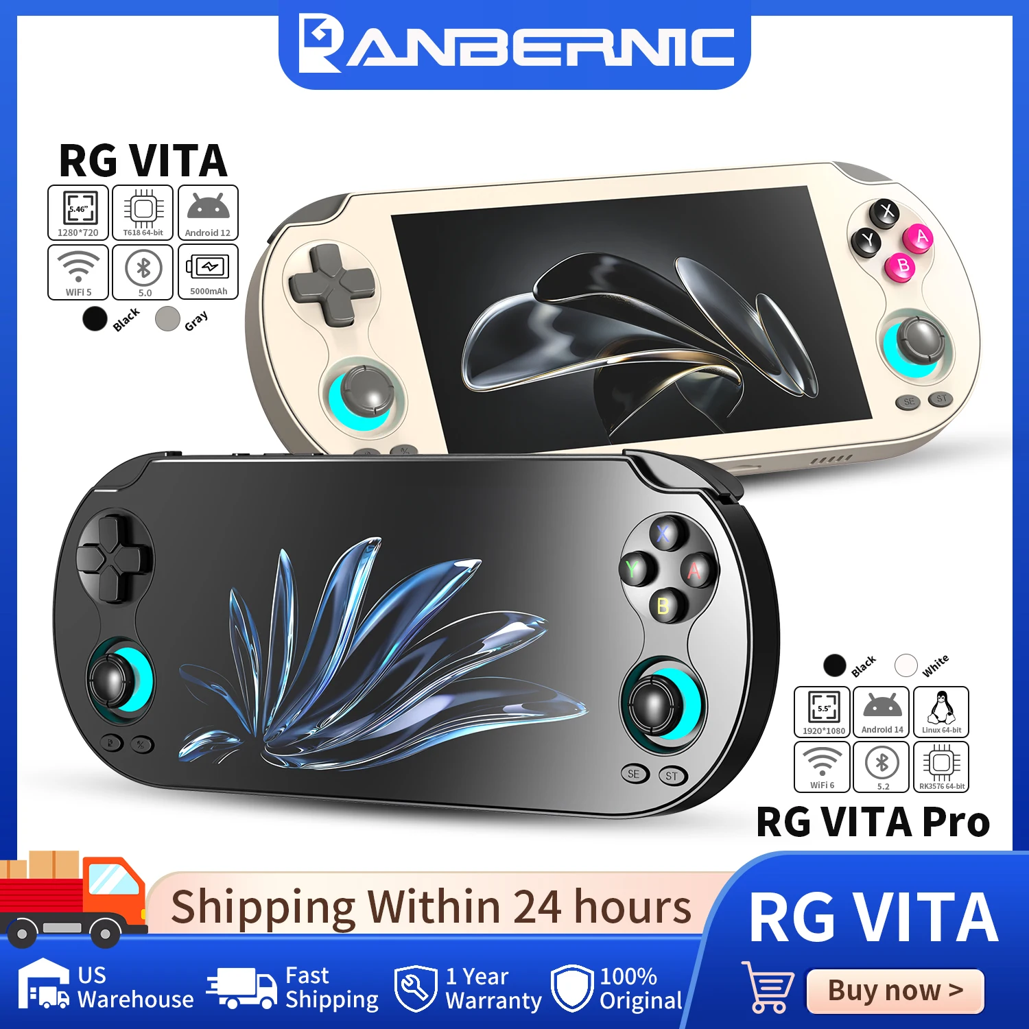 Gaming Console Under 5000 - Anbernic RG VITA / RG VITA