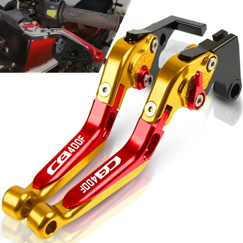 

For HONDA CB1 CB400F 1989 1990 1991 Motorcycle Adjustable Brake Clutch Lever Handle Brakes Adapter Handlebars CB 400F