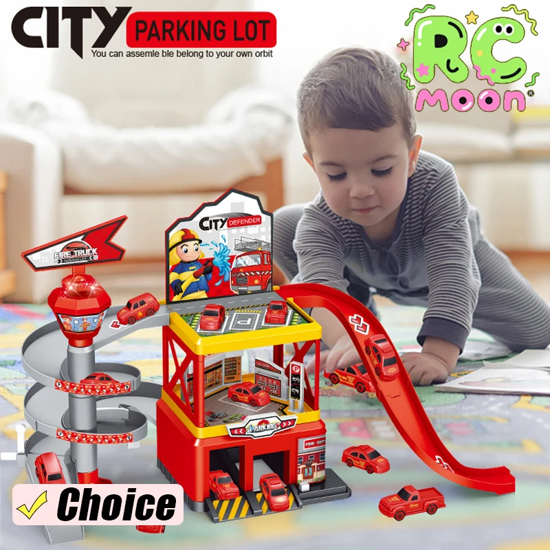 Elektryczne pociągi kolejowe, budowa, parking, wyścigi przygodowe, zabawki kolejowe dla dzieci, interaktywne pociągi mechaniczne rozwijające mózg, zabawki dla chłopców.