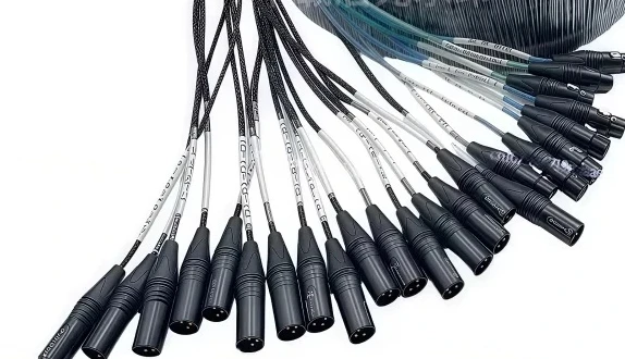 24 Channel Stage Box Snake Cable  Audio Multi XLR Male to Female Microphone Wire