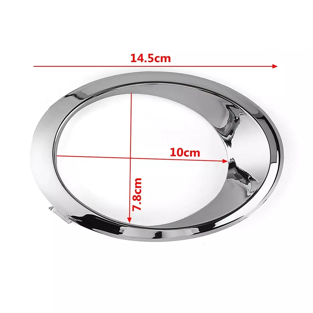 Chrome Fog Light Cover Bezel Trim Ring for Ford Fusion Mondeo 2013-2016 DS7Z17E810AA Right/Left