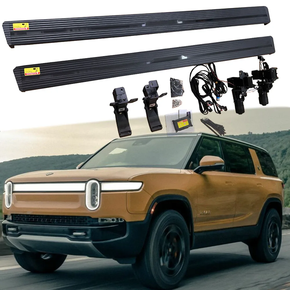 

2 шт. разлагаемые подножки подходят для электрических боковых ступеней Rivian R1S 2022-2026 гг.